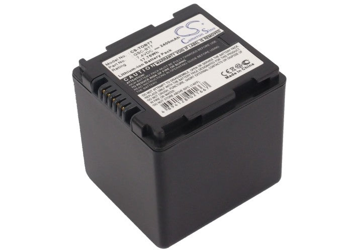 Replacement Battery for Toshiba Gigashot GSC-K80H – Camera – 2400mAh / 7.4V - image 1