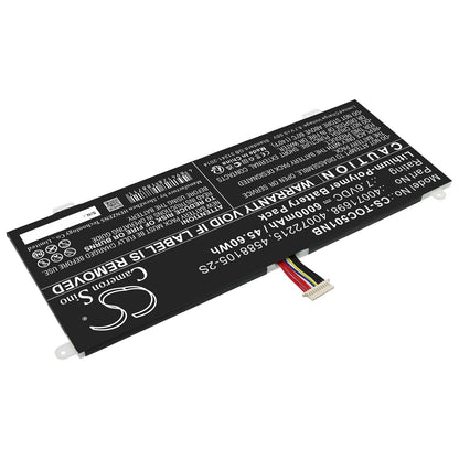 Replacement Battery for Dynabook  Satellite Pro C40-G-11G – Notebook, Laptop – 6000mAh / 45.60Wh / 7.6V