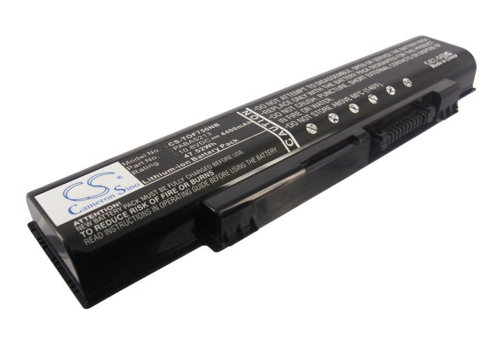 Replacement Battery for Toshiba  Dynabook Qosmio T750 – Notebook, Laptop – 4400mAh / 47.52Wh / 10.8V