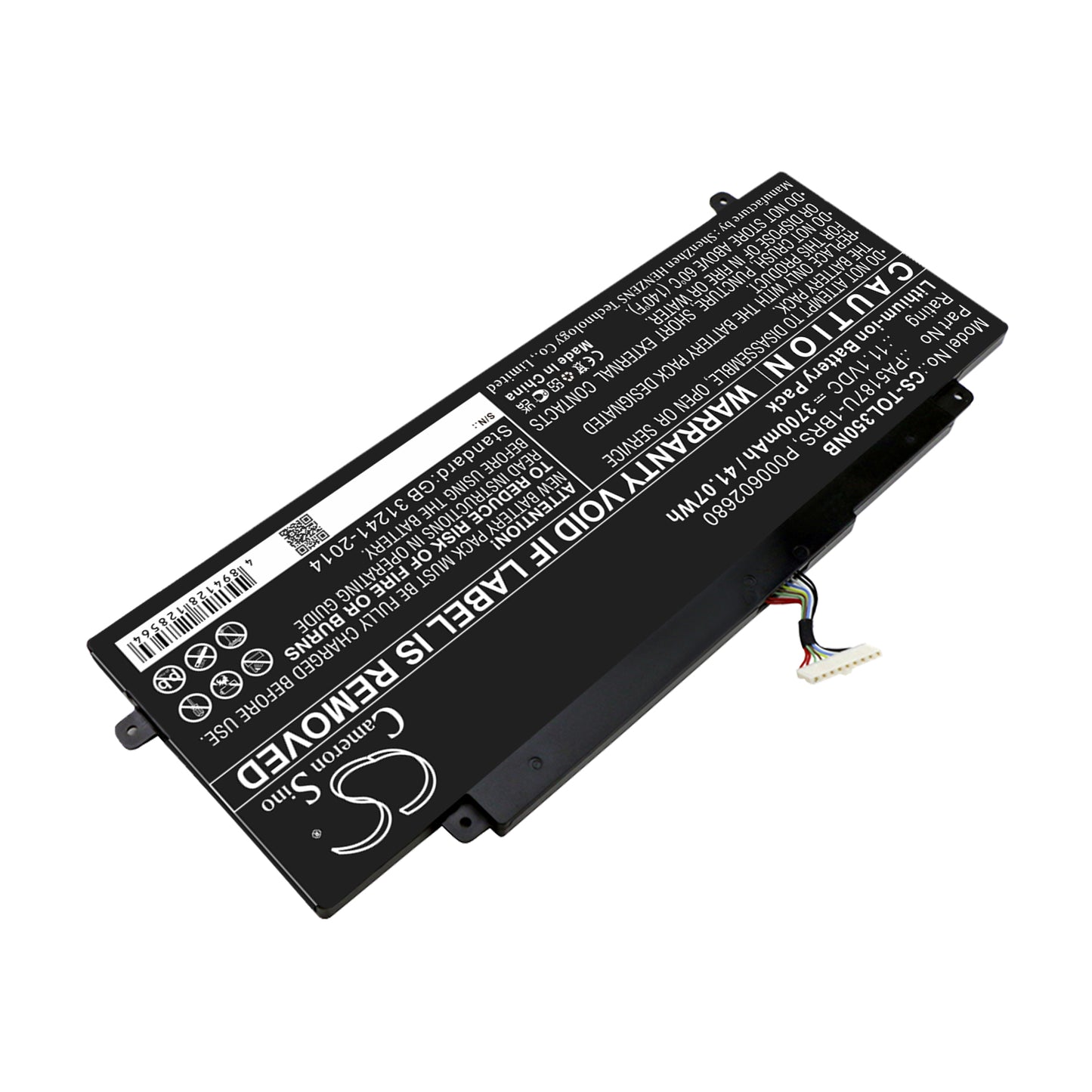 Replacement Battery for Toshiba Satellite Click 2 L35W-B3204 – Notebook, Laptop – 3700mAh / 11.1V - image 2