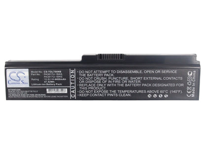 Replacement Battery for Toshiba  ?	Satellite L700D – Notebook, Laptop – 4400mAh/47.52Wh / 10.8V