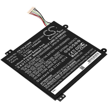 Replacement Battery for Toshiba Satellite Click Mini L9W-B 8.9 – Notebook, Laptop – 5100mAh / 3.75V - image 1