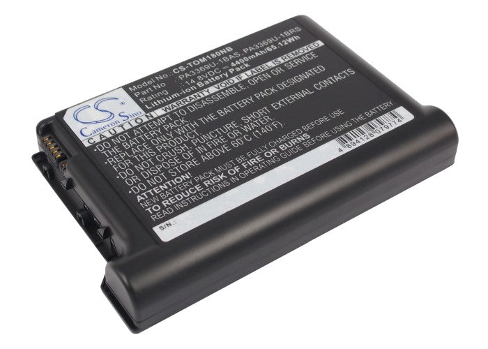 Replacement Battery for Toshiba Satellite M18 – Notebook, Laptop – 4400mAh / 14.8V - image 2
