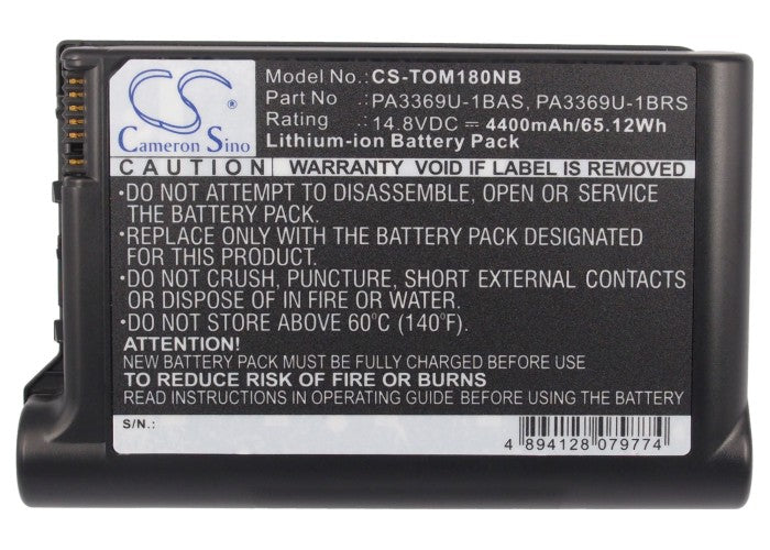 Replacement Battery for Toshiba Satellite M18 – Notebook, Laptop – 4400mAh / 14.8V - image 5