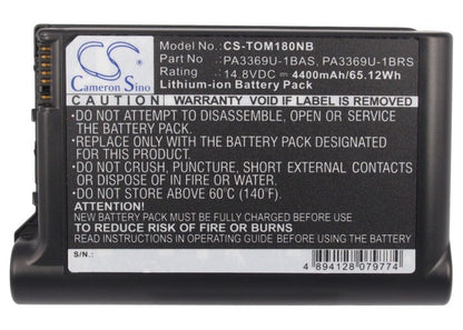 Replacement Battery for Toshiba Satellite M18 – Notebook, Laptop – 4400mAh / 14.8V - image 5