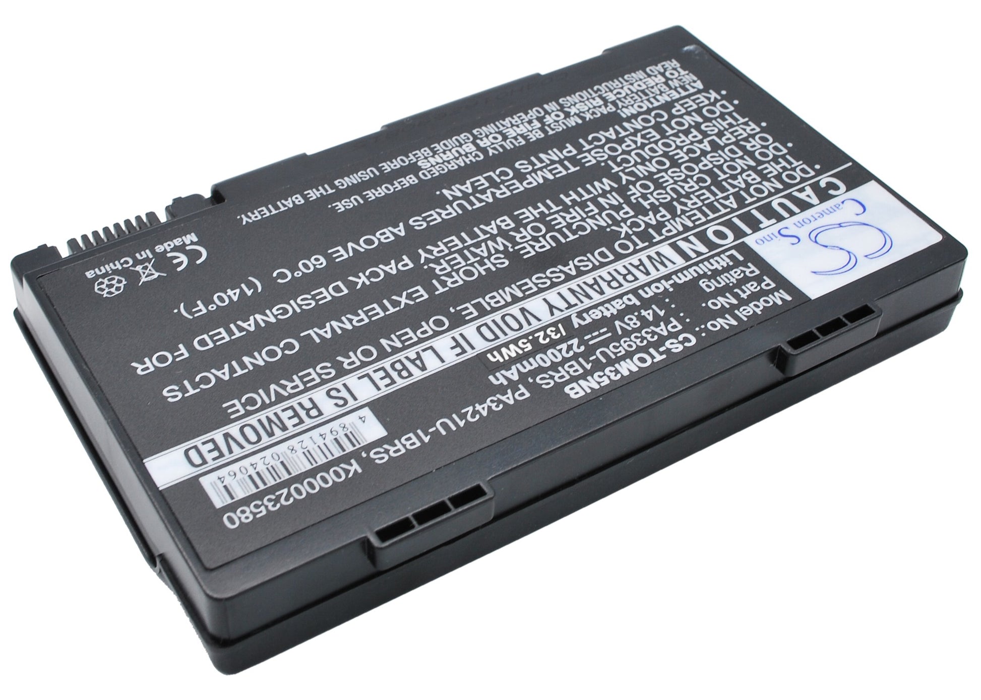 Replacement Battery for Toshiba Satellite M30X-S171ST – Notebook, Laptop – 2200mAh / 14.8V - image 2