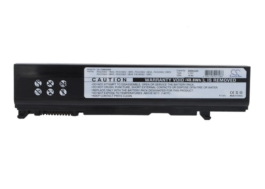 Replacement Battery for Toshiba Tecra A3X-165 – Notebook, Laptop – 4400mAh / 10.8V