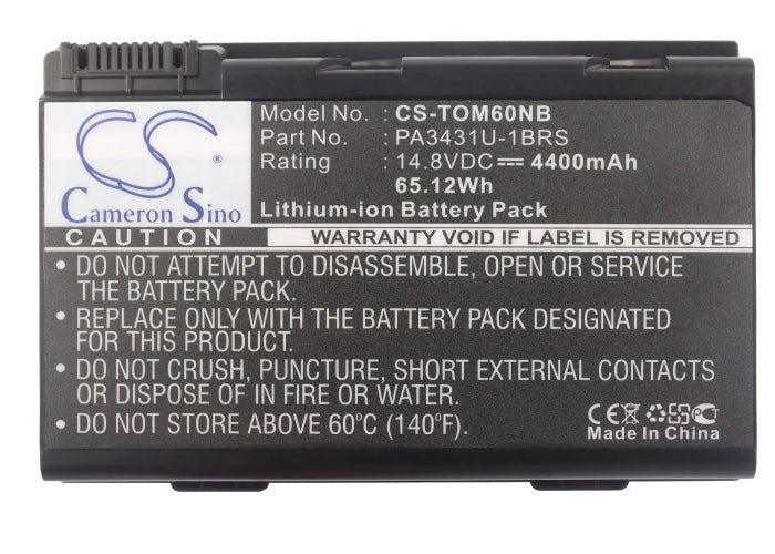 Replacement Battery for Toshiba Satellite M60 – Notebook, Laptop – 4400mAh / 14.8V - image 5