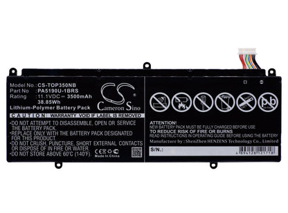 Replacement Battery for Toshiba  Click 2 Pro – Notebook, Laptop – 3500mAh / 38.85Wh / 11.1V