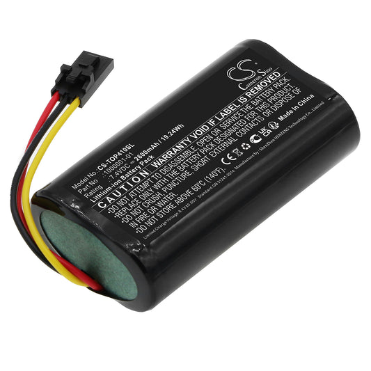 Replacement Battery for Topcon Hiper GPS SR – Equipment, Survey, Test – 2600mAh / 7.4V