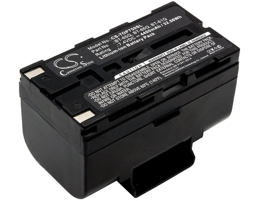 Replacement Battery for Topcon Field Controller FC100 – Equipment, Survey, Test – 4400mAh / 7.4V