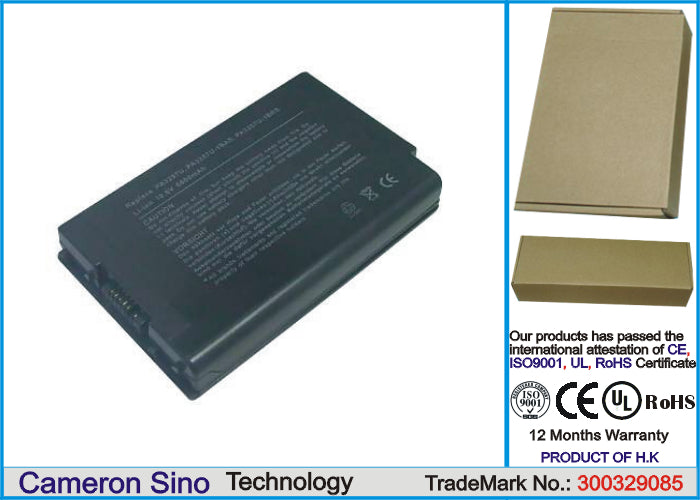 Replacement Battery for Toshiba Tecra S1 – Notebook, Laptop – 6600mAh / 10.8V - image 1