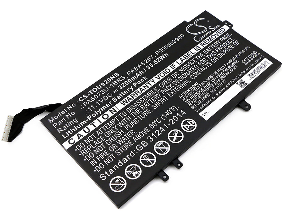 Replacement Battery for Toshiba Satellite U925t – Notebook, Laptop – 3200mAh / 11.1V - image 1