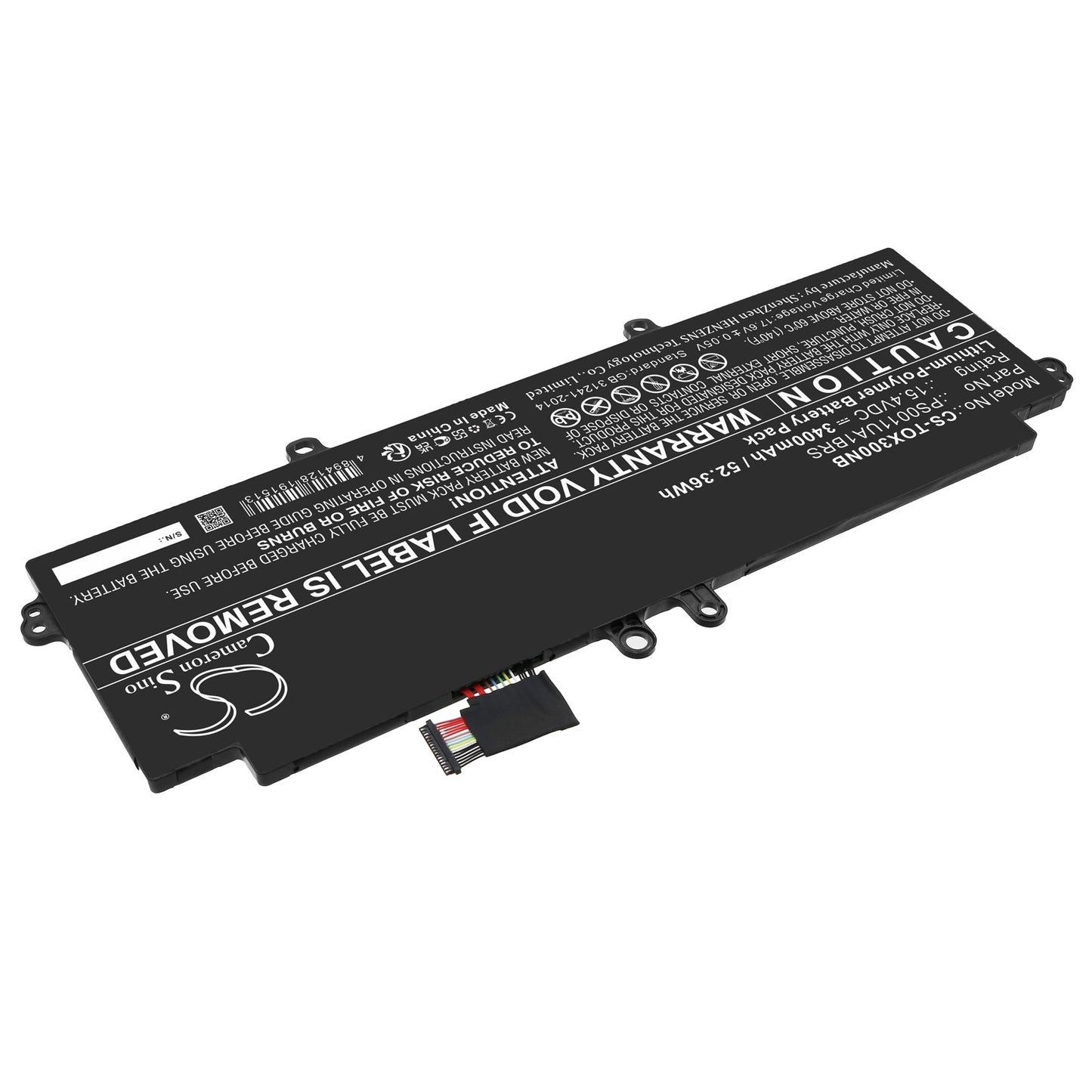 Replacement Battery for Dynabook  Portege X30L-J – Notebook, Laptop – 3400mAh / 52.36Wh / 15.4V