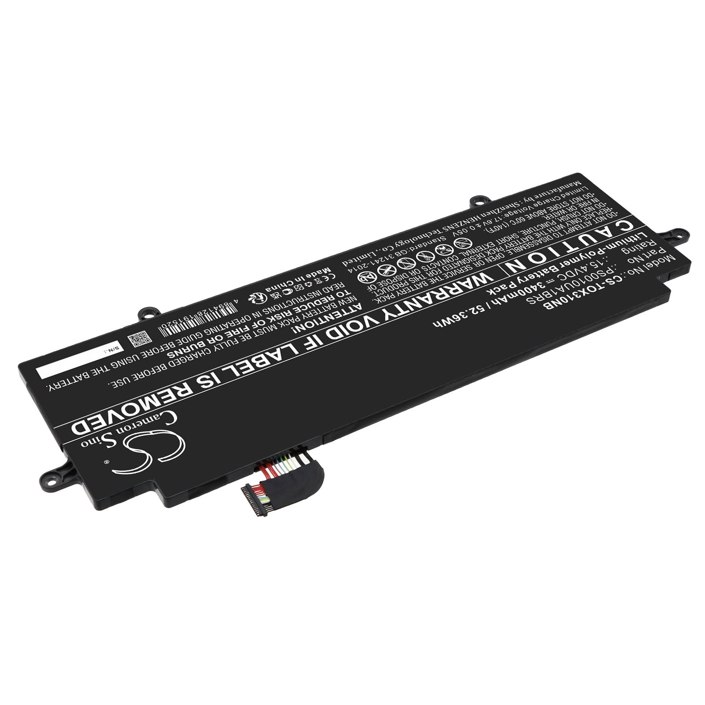 Replacement Battery for Dynabook  Portege X30W-J-02F – Notebook, Laptop – 3400mAh / 52.36Wh / 15.4V