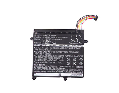 Replacement Battery for Toshiba Portege Portege Z10T – Notebook, Laptop – 3340mAh / 11.1V - image 5
