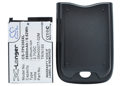 Replacement Battery for O2  XDA Argon – Mobile, SmartPhone – 2600mAh / 9.62Wh / 3.7V