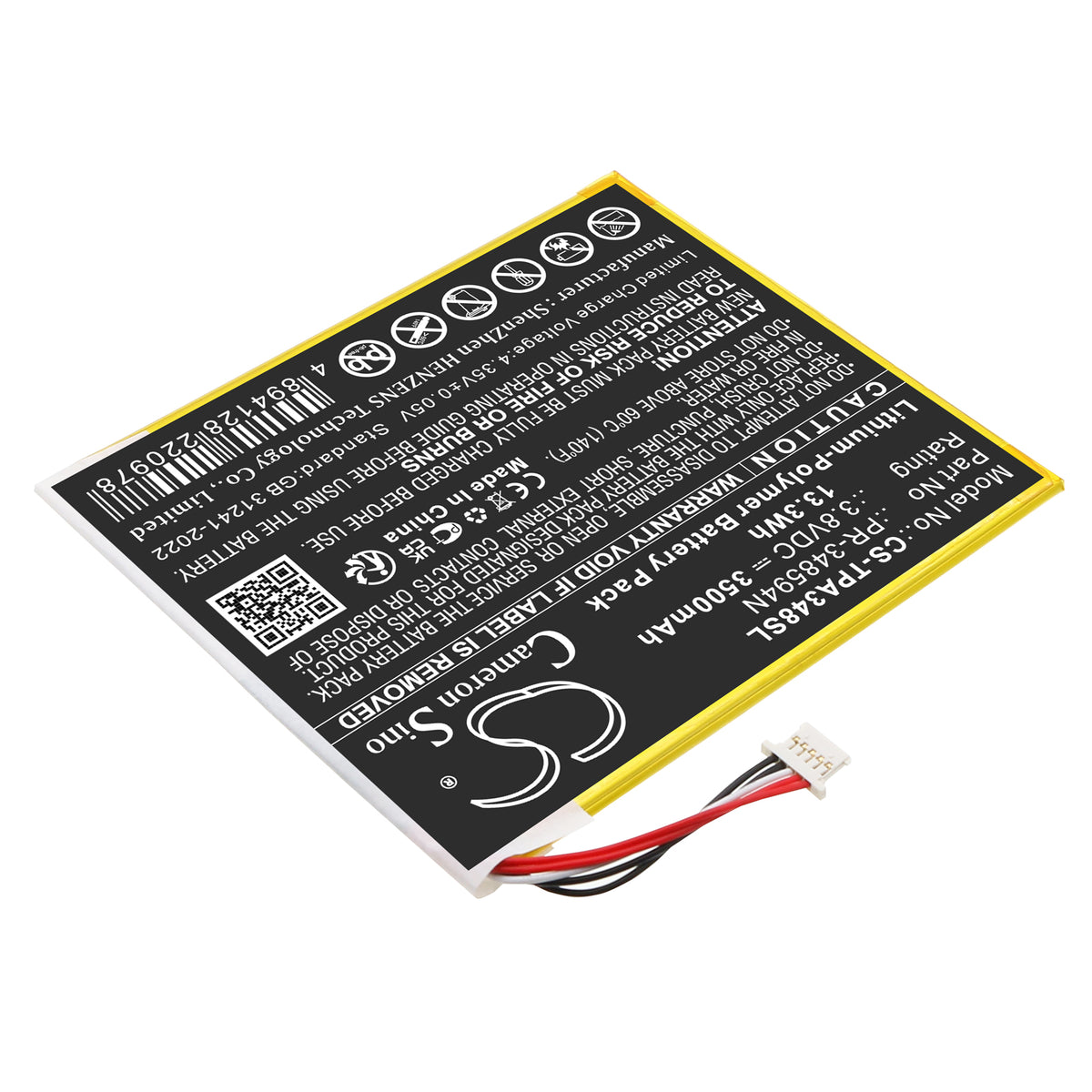 Replacement Battery for Topdon – Diagnostic Scanner – 3500mAh / 3.8V