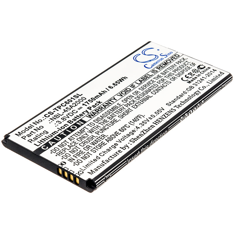Replacement Battery for Neffos | TP-Link C5L – Mobile, SmartPhone – 1750mAh / 3.8V - image 1