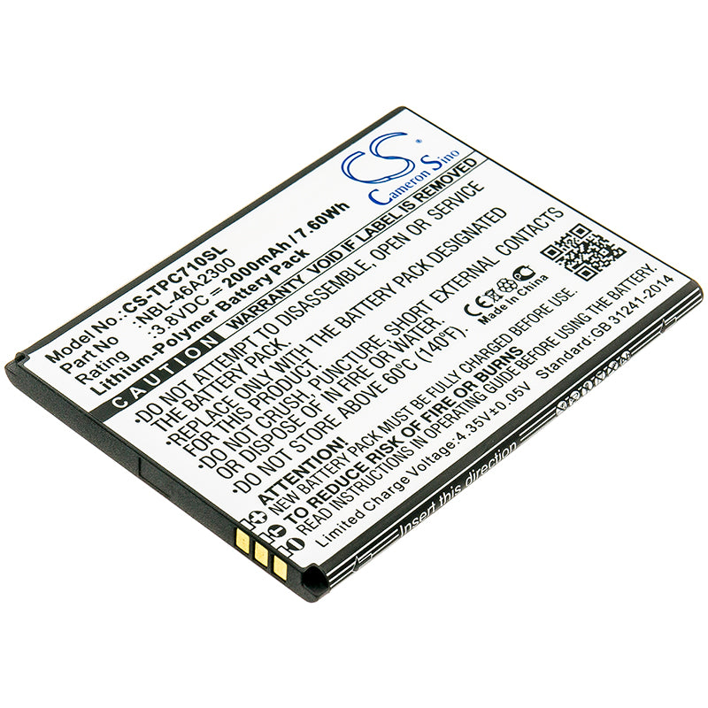 Replacement Battery for TP-Link | Neffos Neffos C7a – Mobile, SmartPhone – 2000mAh / 3.8V - image 1
