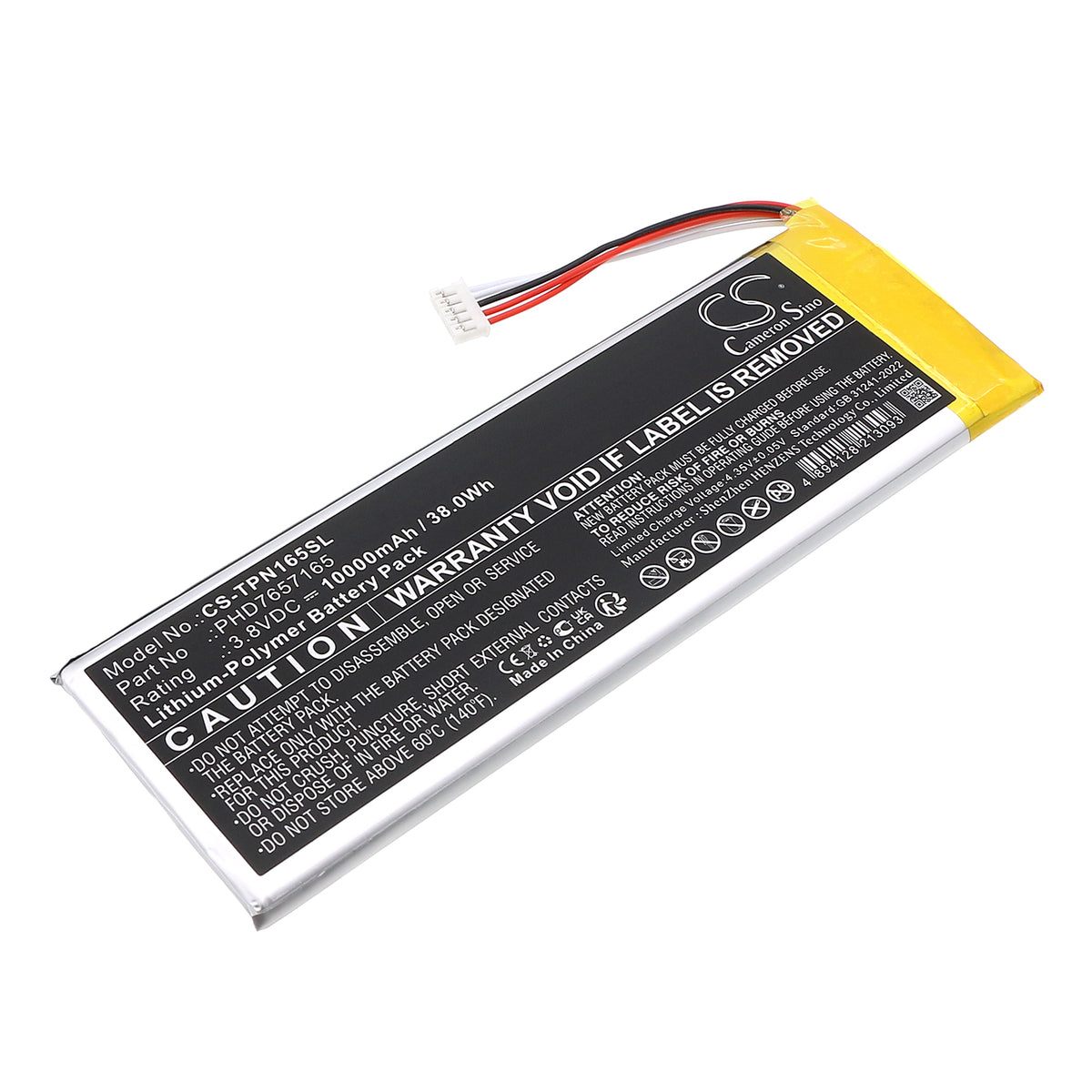 Replacement Battery for Topdon – Diagnostic Scanner – 10000mAh / 3.8V