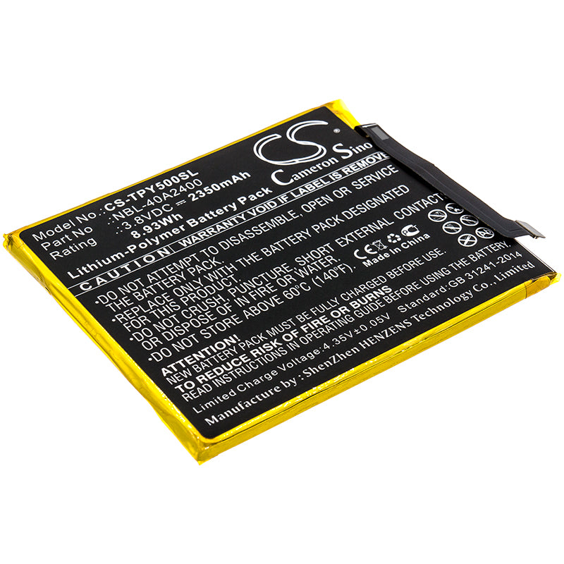 Replacement Battery for TP-Link | Neffos Neffos Y5s Dual SIM – Mobile, SmartPhone – 2350mAh / 3.8V - image 1