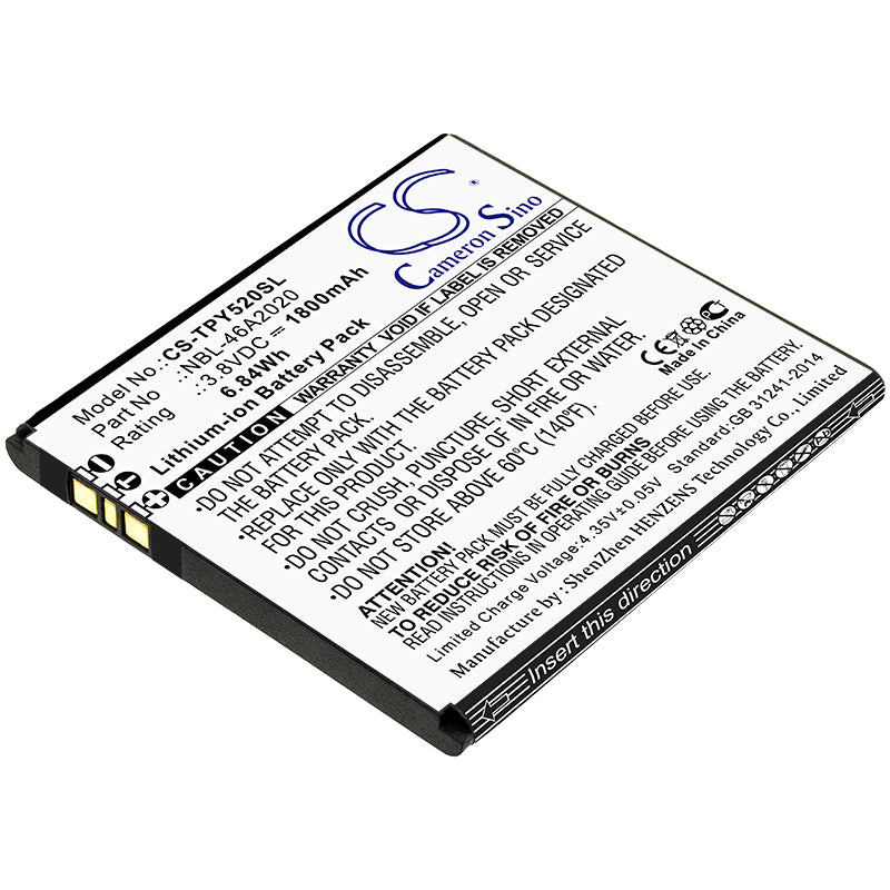 Replacement Battery for TP-Link | Neffos Neffos Y5L – Mobile, SmartPhone – 1800mAh / 3.8V - image 1