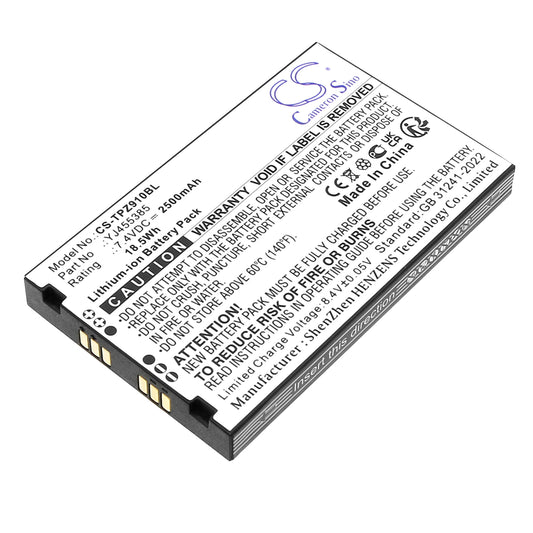 Replacement Battery for Topwise Z91 – Payment Terminal – 2500mAh / 7.4V