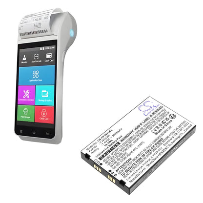 Replacement Battery for Topwise Z91 – Payment Terminal – 2500mAh / 7.4V