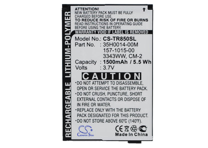 Replacement Battery for Palm Treo 850 – Mobile, SmartPhone – 1500mAh / 3.7V - image 1