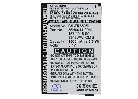 Replacement Battery for Palm Treo 850 – Mobile, SmartPhone – 1500mAh / 3.7V - image 1
