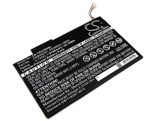 Replacement Battery for Toshiba Excite AT200 – Tablet – 6700mAh / 3.7V - image 1