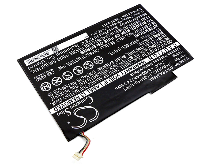 Replacement Battery for Toshiba Excite AT200 – Tablet – 6700mAh / 3.7V - image 2