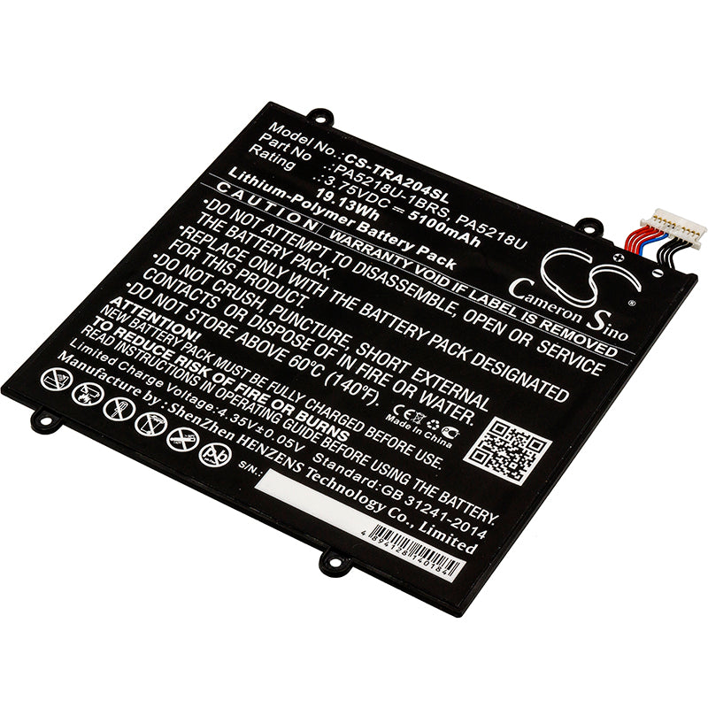 Replacement Battery for Toshiba Excite A204 – Tablet – 5100mAh / 3.75V - image 1