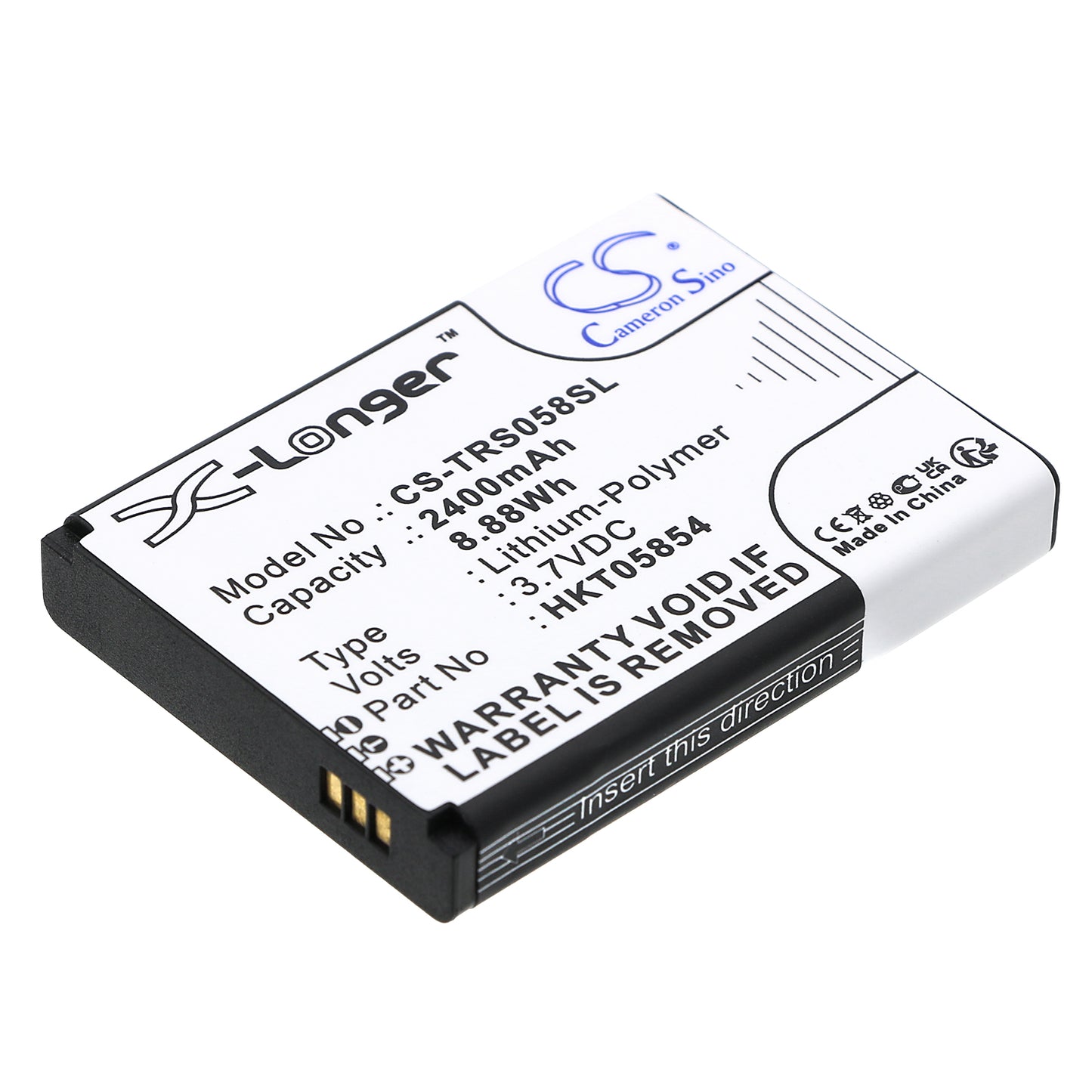 Replacement Battery for Thuraya SatSleeve – Satellite Phone – 2400mAh / 3.7V - image 1