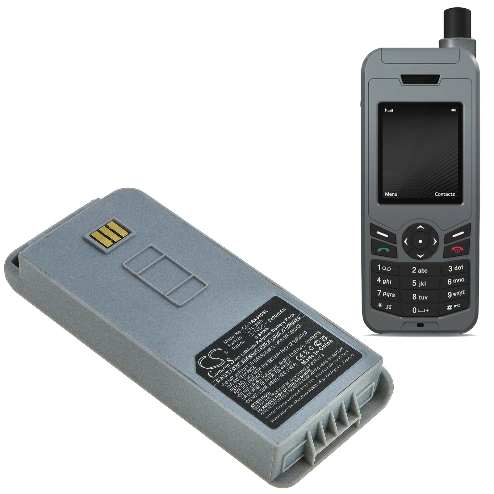 Replacement Battery for Thuraya XT-LITE – Satellite Phone – 2400mAh / 3.7V - image 4