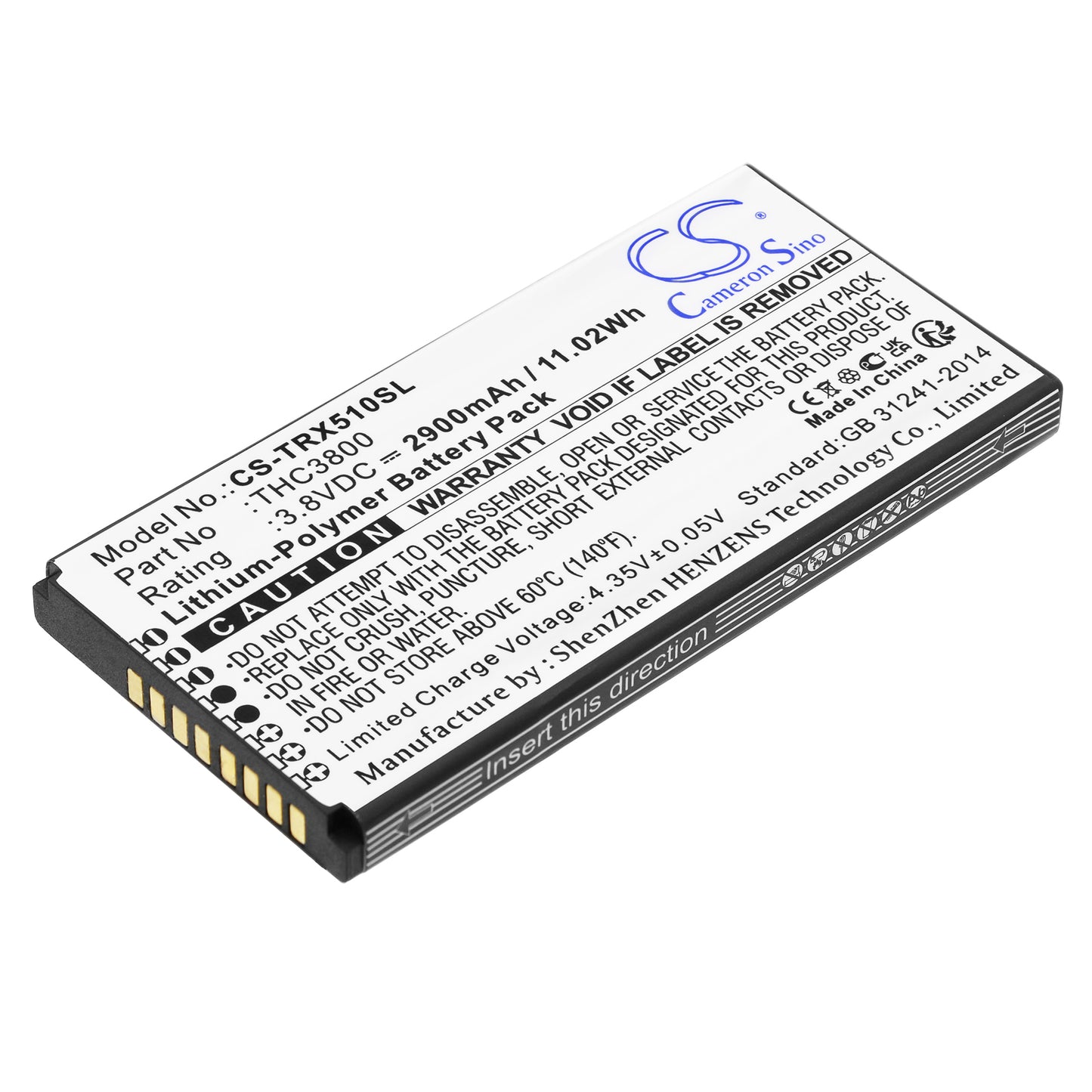 Replacement Battery for Thuraya X5-Touch – Satellite Phone – 2900mAh / 3.8V - image 1