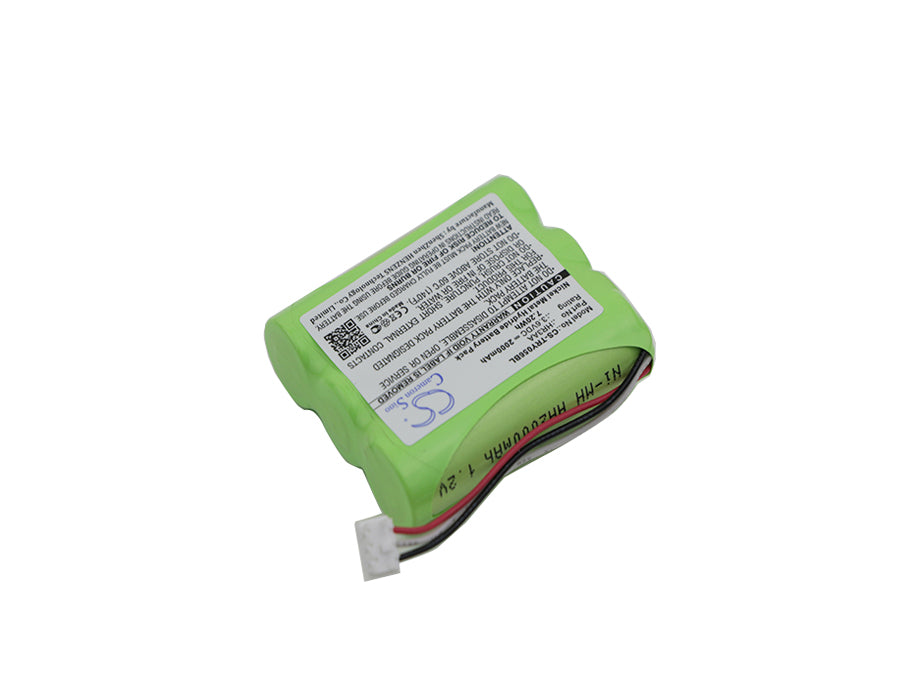 Replacement Battery for Tyro TY 55.00.56 – Crane Remote Control – 2000mAh / 3.6V - image 2