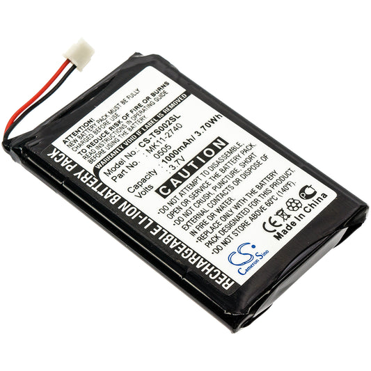 Replacement Battery for Toshiba Gigabeat MEGF10 – Media Player – 1000mAh / 3.7V