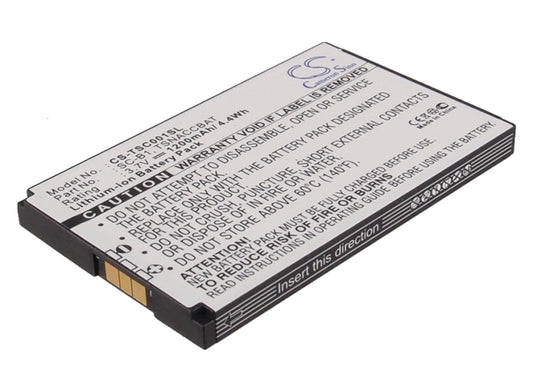 Replacement Battery for TerreStar Genus – PDA, Pocket PC – 1200mAh / 3.7V