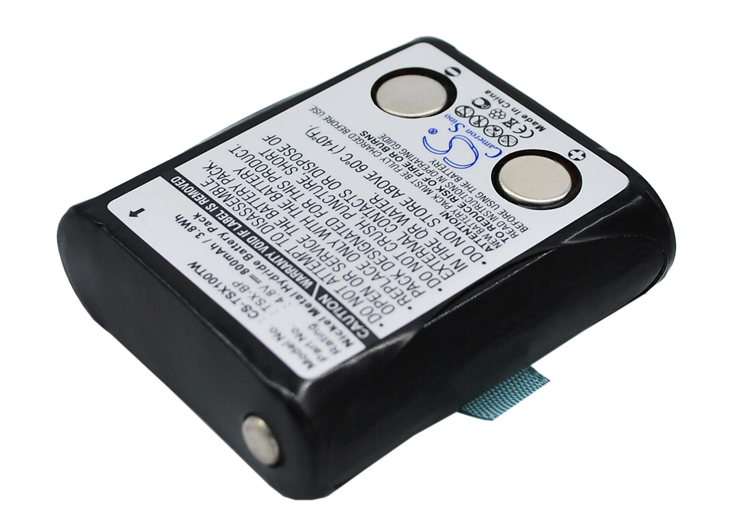 Replacement Battery for TriSquare  TSX100 – Two-Way Radio – 800mAh / 3.84Wh / 4.8V