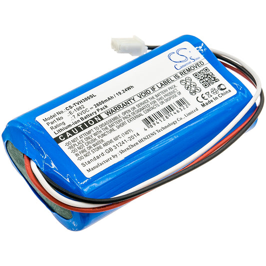 Replacement Battery for Televes H30FLEX – Equipment, Survey, Test – 2600mAh / 7.4V