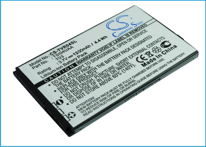 Replacement Battery for Toshiba Regza IS04 – Mobile, SmartPhone – 1200mAh / 3.7V - image 1