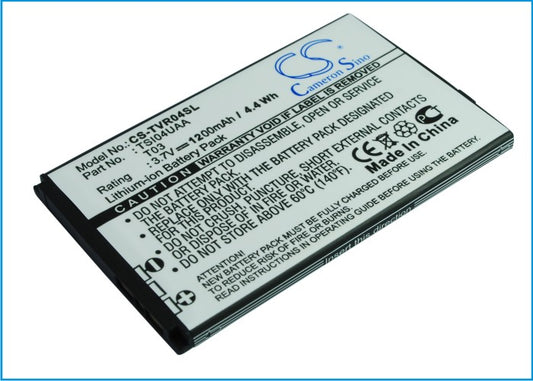 Replacement Battery for Toshiba Regza IS04 – Mobile, SmartPhone – 1200mAh / 3.7V - image 1