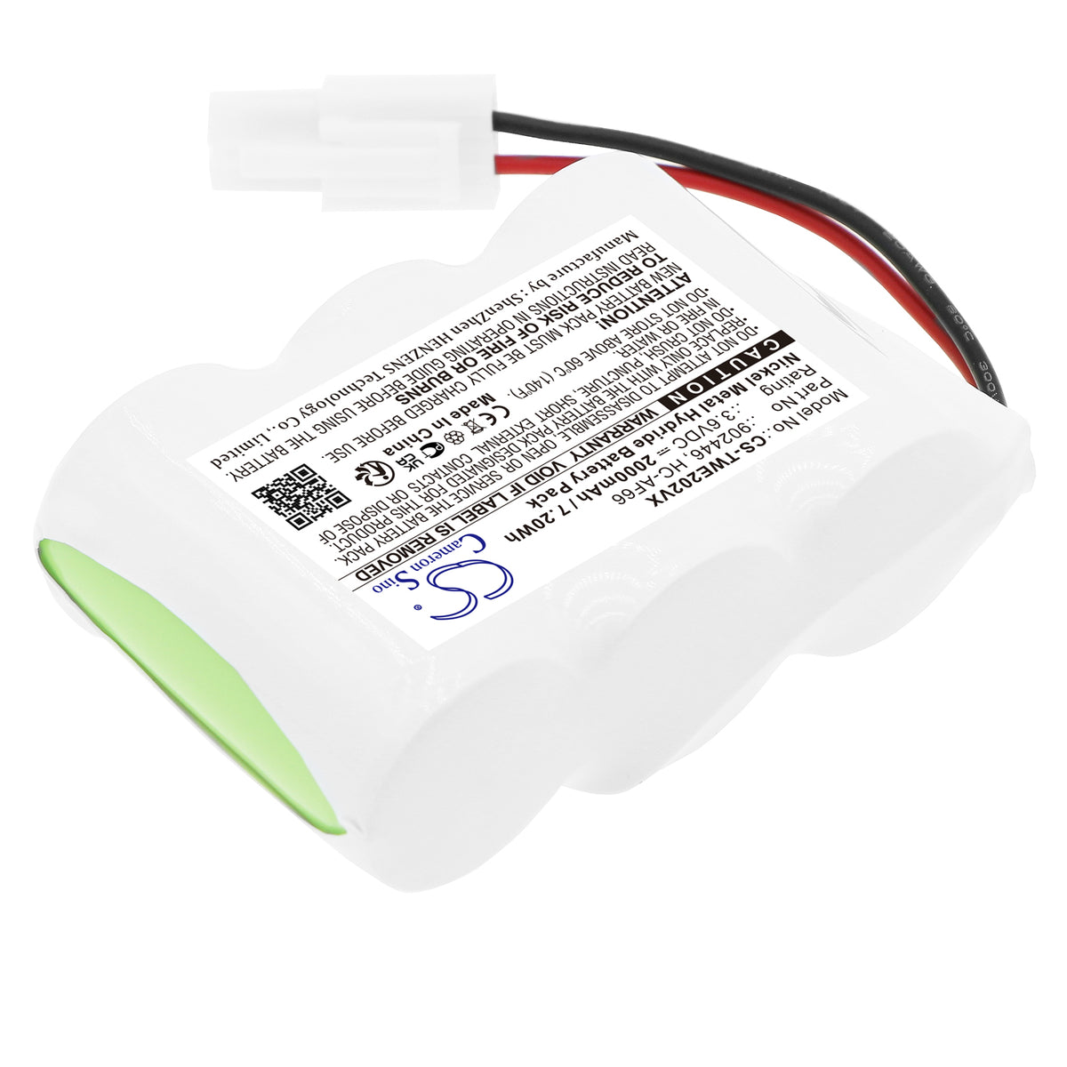 Replacement Battery for Twinbird HC-E202 – Vacuum – 2000mAh / 3.6V