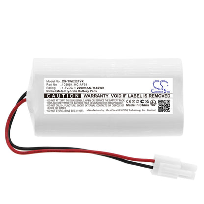 Replacement Battery for Twinbird HC-E221 – Vacuum – 2000mAh / 4.8V
