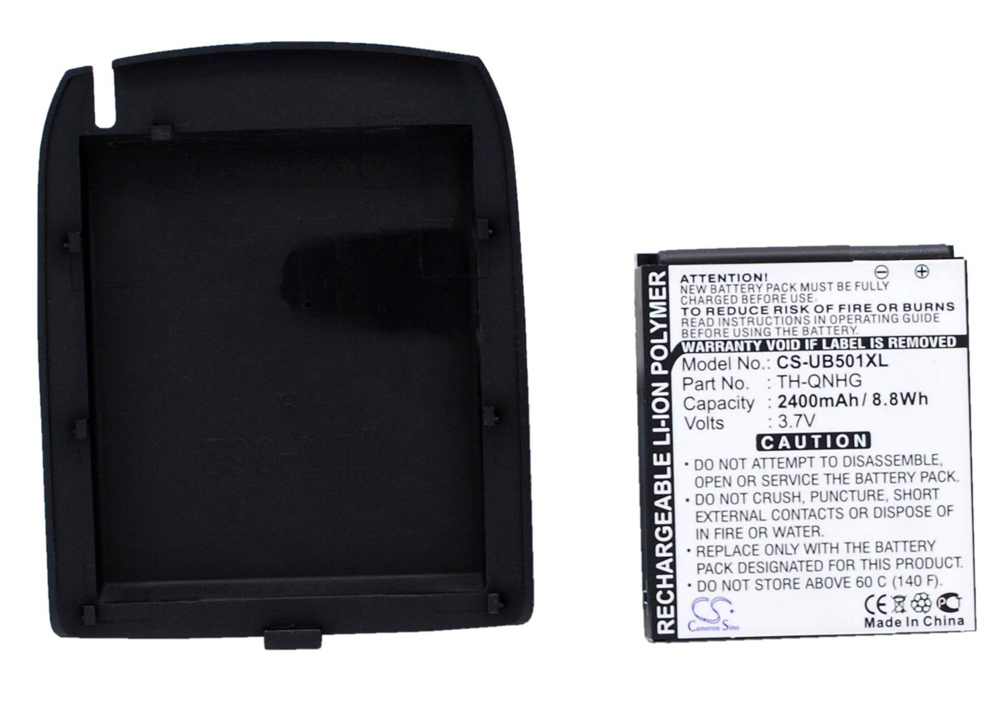 Replacement Battery for I-Mate | UBiQUiO | MWG JAQ3 – Mobile, SmartPhone – 2400mAh / 3.7V - image 1