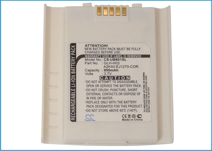 Replacement Battery for Gigabyte gSmart i300 – Mobile, SmartPhone – 950mAh / 3.7V - image 5