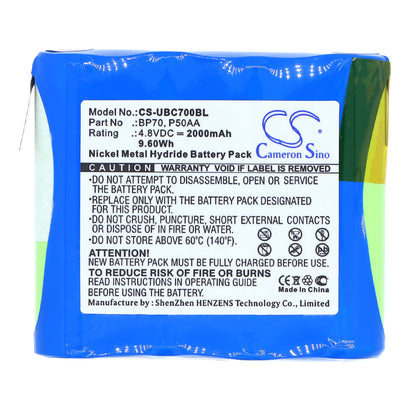Replacement Battery for Uniden Bearcat BC70XLT – Barcode Scanner – 2000mAh / 4.8V