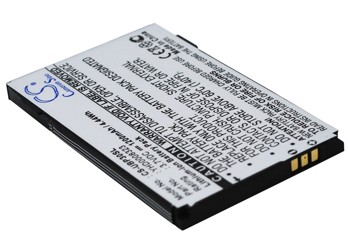 Replacement Battery for Simvalley  XP25 – Mobile, SmartPhone – 1200mAh / 4.44Wh / 3.7V